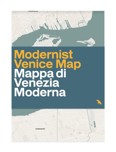 folded,Modern Venice Map: Guide to 20th Century Architecture in Venice, Italy