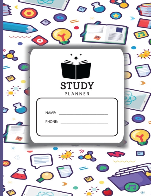 Academic Planner for Students: Study Planner Elementary Scheduling for Students, Highschool, College and Faculty Exam Preparation, Study Goal Tracker