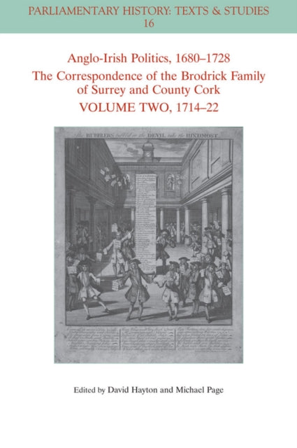 Anglo-Irish Politics, 1680-1728