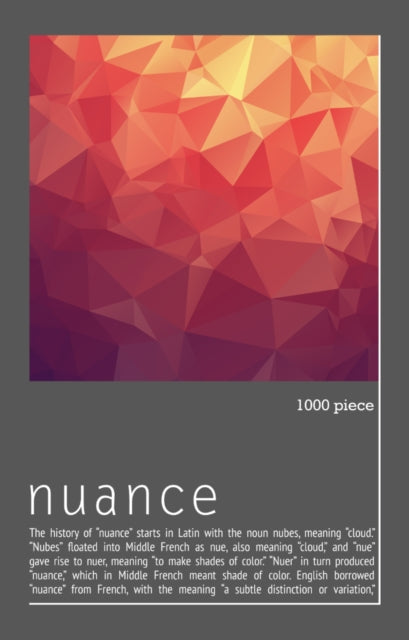 Nuance Triangles 1000 Piece Jigsaw