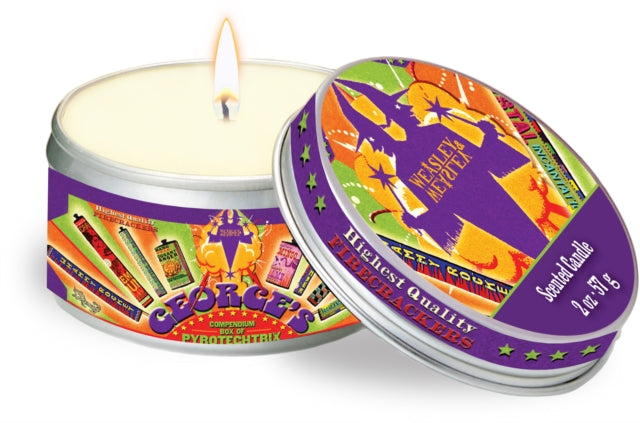 Harry Potter: Weasley's Wizard Wheezes Tin Candle: Small, Cinnamon