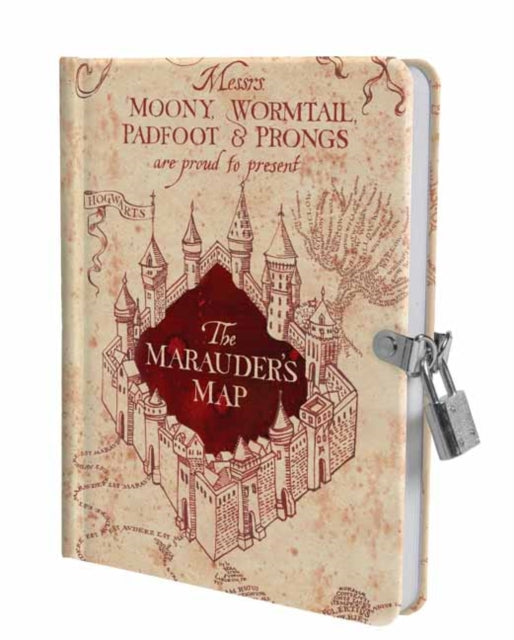 Harry Potter: Marauder's Map Lock and Key Diary