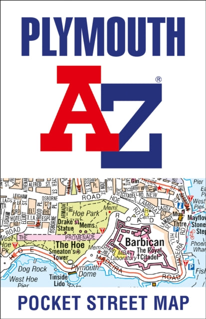 folded,Plymouth A-Z Pocket Street Map