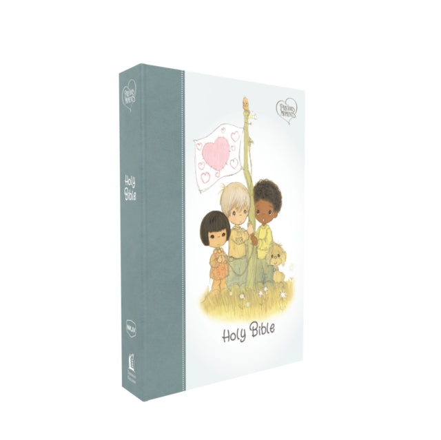 NKJV, Precious Moments Small Hands Bible, Hardcover, Teal