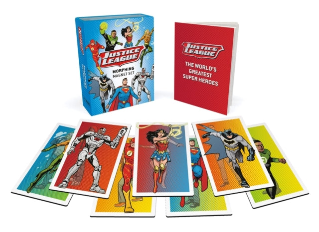 Justice League: Morphing Magnet Set: (Set of 7 Lenticular Magnets)