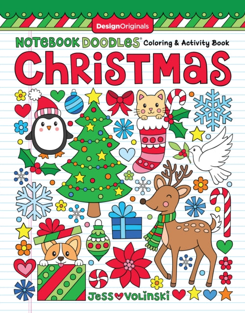 Notebook Doodles Christmas: Coloring & Activity Book