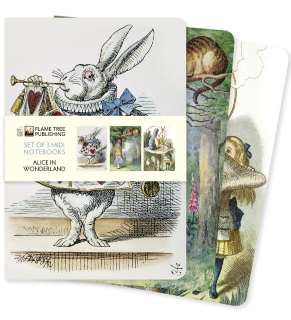 Alice in Wonderland Midi Notebook Collection