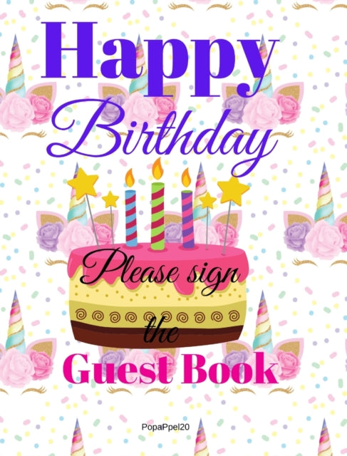 Birthday Guest Book For Kids