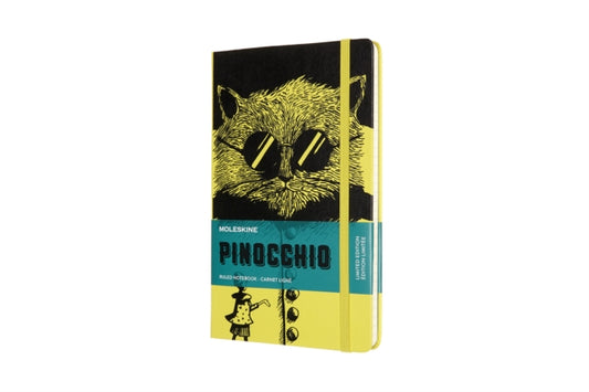 Moleskine Limited Edition Pinocchio Large Ruled Notebook: The Cat