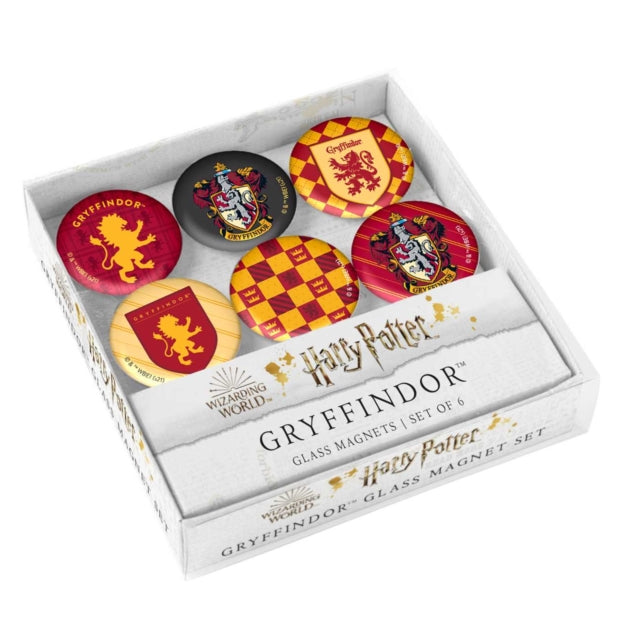 Harry Potter: Gryffindor Glass Magnet Set