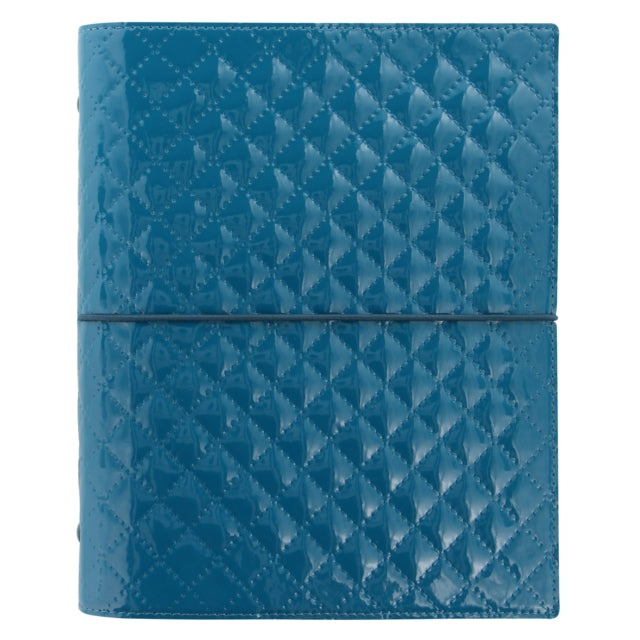 Filofax A5 Domino Luxe teal organiser