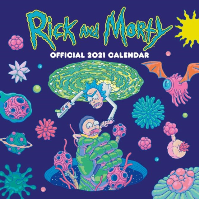 Rick & Morty 2021 Calendar - Official Square Wall Format Calendar