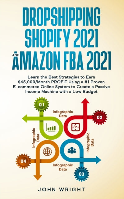 Dropshipping Shopify 2021 and Amazon FBA 2021: Learn the Best Strategies to Earn $45,000/Month PROFIT Using a #1 Proven E-commerce Online System to Create a Passive Income Machine with a Low Budget