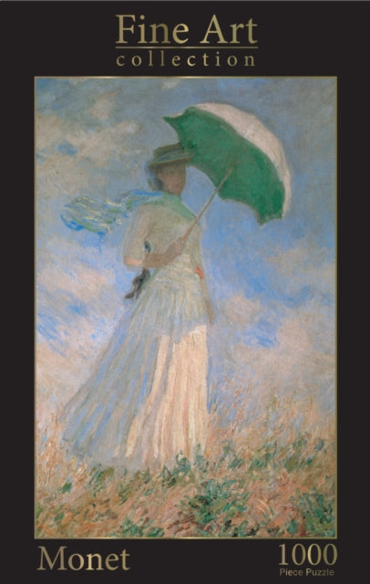 Monet: Woman With Parasol Facing Right 1000 Piece Jigsaw