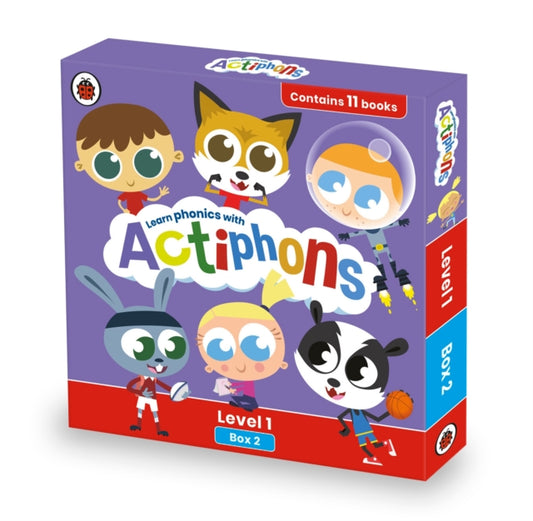 Actiphons Level 1 Box 2: Books 13-23: Learn phonics and get active with Actiphons!