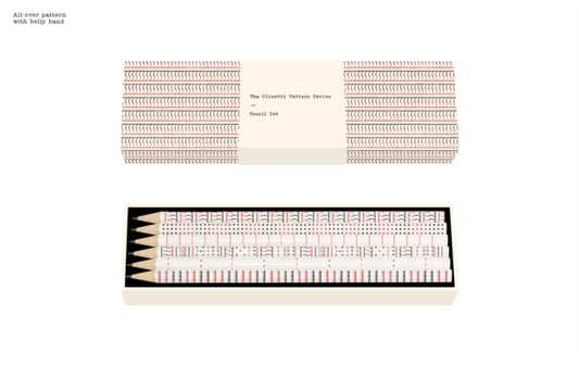 Paper + Goods: Olivetti Patterns Pencil set