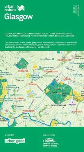 folded,Urban Nature Glasgow Map