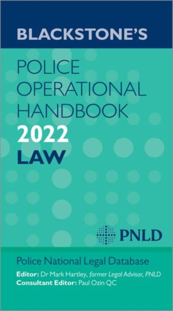 Blackstones Police Operational Handbook 2022
