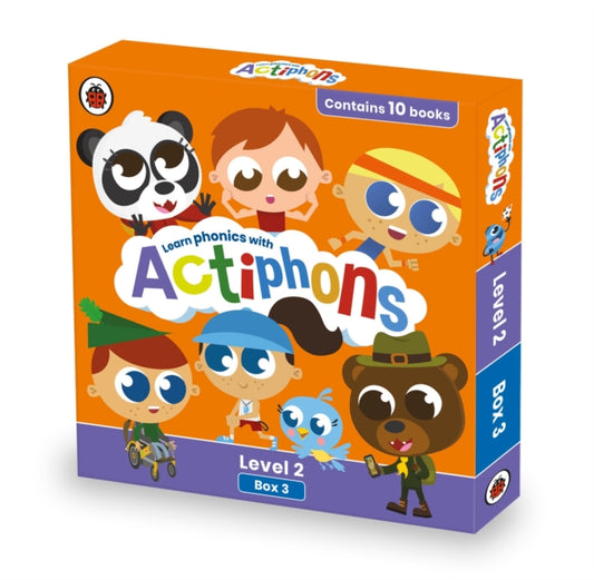 Actiphons Level 2 Box 3: Books 19-28: Learn phonics and get active with Actiphons!