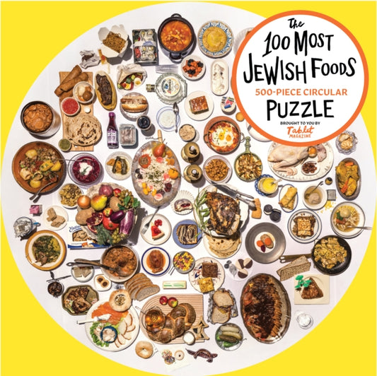 The 100 Most Jewish Foods: 500-Piece Circular Puzzle