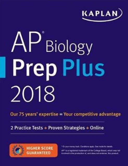 AP Biology Prep Plus 2018-2019: 2 Practice Tests + Study Plans + Targeted Review & Practice + Online