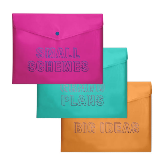 Knock Knock Grand Plans Snap Folders