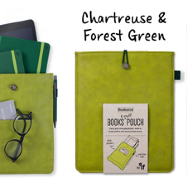 Bookaroo Books & Stuff Pouch Chartreuse