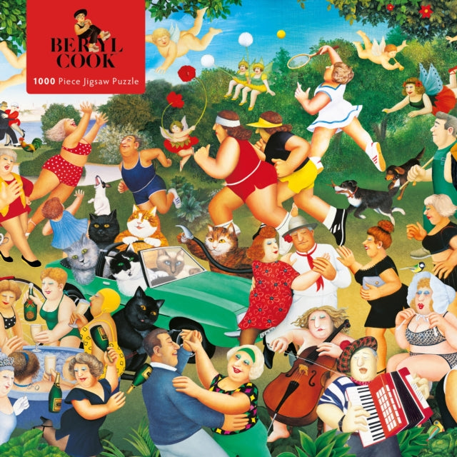 Adult Jigsaw Puzzle Beryl Cook: Good Times: 1000-piece Jigsaw Puzzles