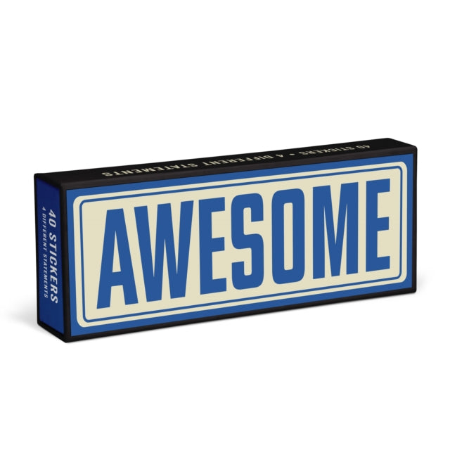 Knock Knock Awesome Sticker Statements