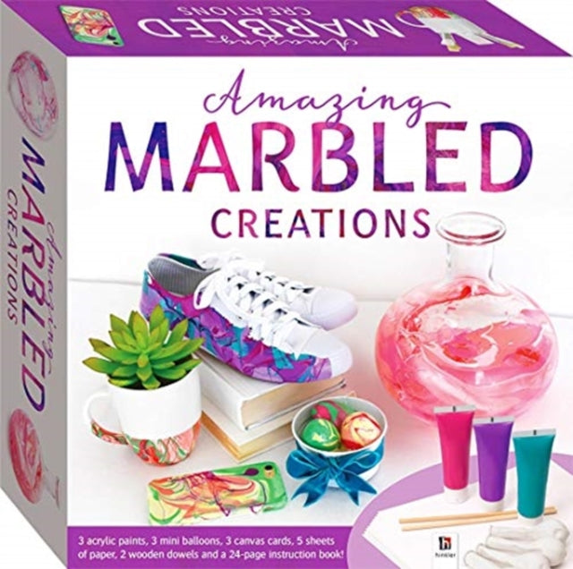 Amazing Marbled Creations Tuck Box