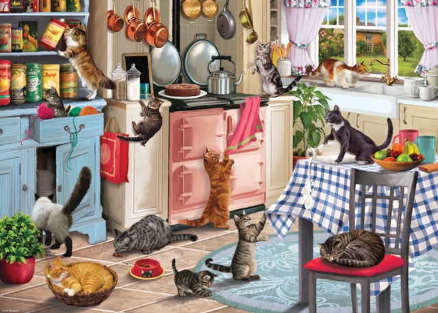 Cats in the Kitchen 1000 Piece Jigsaw