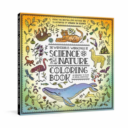 Wondrous Workings of Science and Nature Coloring Book: 40 Line Drawings to Color