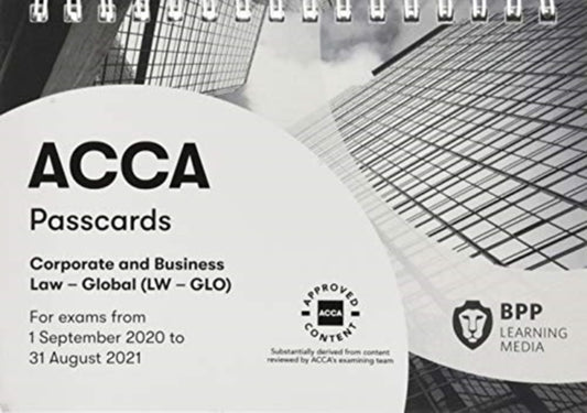ACCA Corporate and Business Law (Global): Passcards