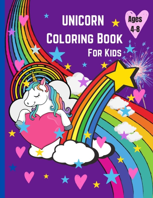 Unicorn Coloring Book for Kids Ages 4-8 US Edition