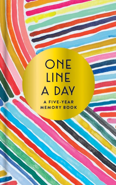 Rainbow One Line a Day: A Five-Year Memory Book