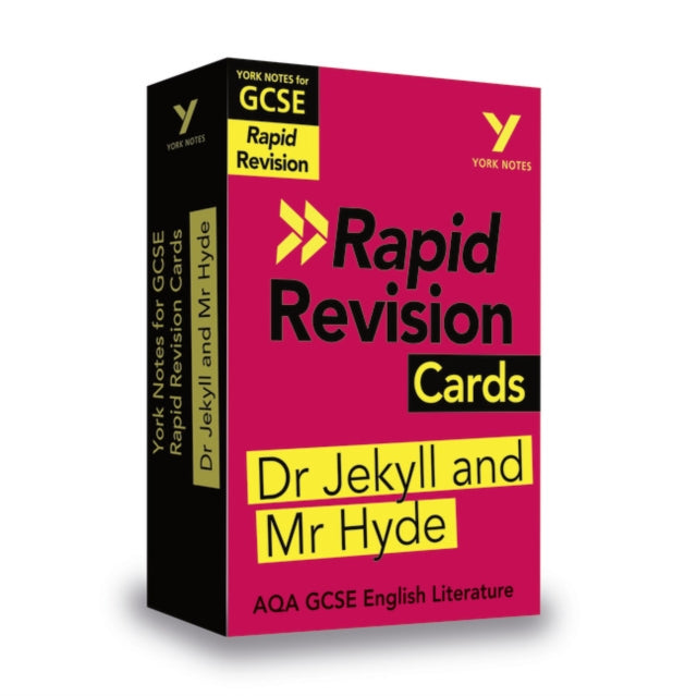 York Notes for AQA GCSE (9-1) Rapid Revision Cards: Dr Jekyll and Mr Hyde - Catch up, revise and be ready for 2021 assessments and 2022 exams
