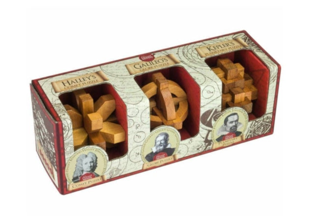 Great Minds Set of 3 Wooden Puzzles (Astronomers)
