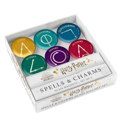 Harry Potter: Spells and Charms Glass Magnet Set